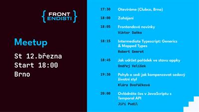 Brno: Březnový meetup  | Frontendisti.cz