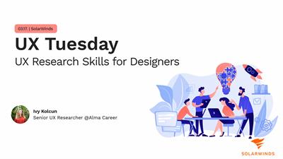 UX Tuesday: UX Research Skills for Designers