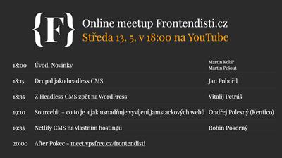 JAMstack - šestý online meetup Frontendisti.cz
